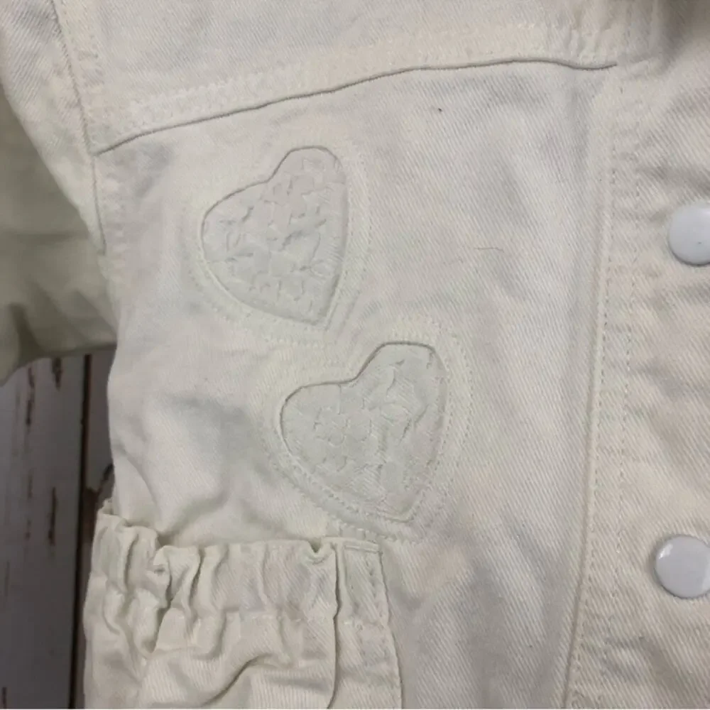 Vintage Tuff & Sweet, Girls Jean Jacket, size 4. Lace. In excellent condition!